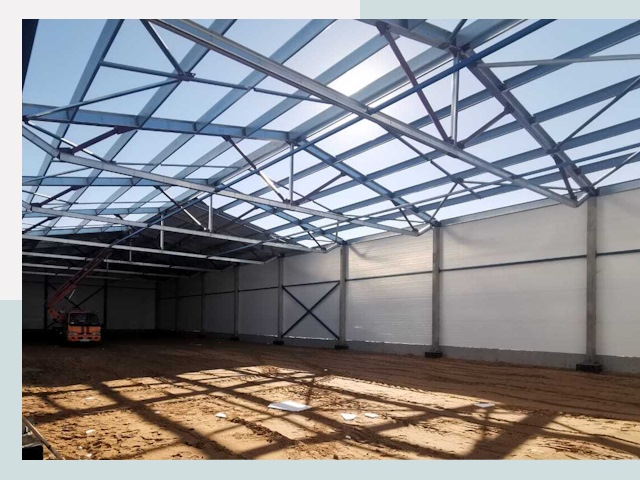 Строительство сенохранилищ в Гагарине