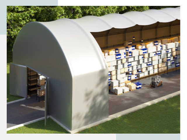 Тентовые ангары в Гагарине