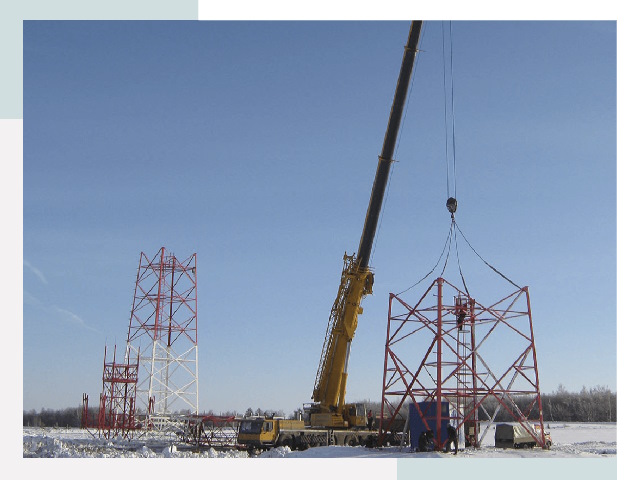 Монтаж вышек связи в Гагарине