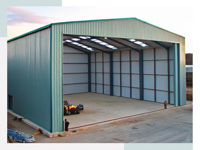 Строительство ангаров в Гагарине