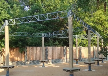 Терраса из металлоконструкций под ключ, проектирование, изготовление и монтаж от СтальСтрой-Ггр